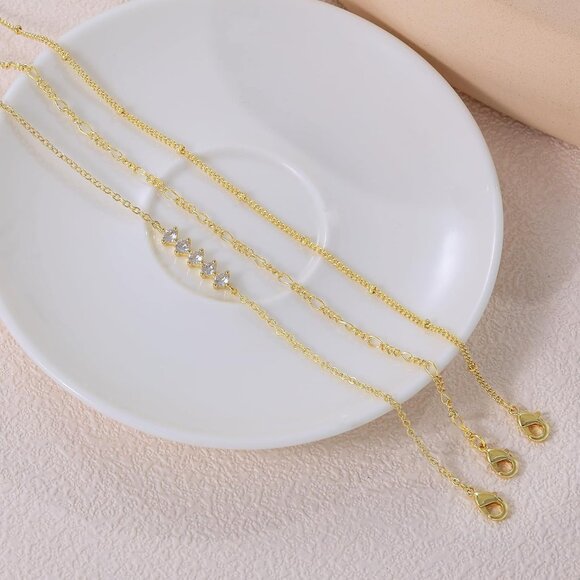 Silver Bracelets for Women, Dainty Stackable Silver Bracelets for Women Trendy S - Picture 7 of 8